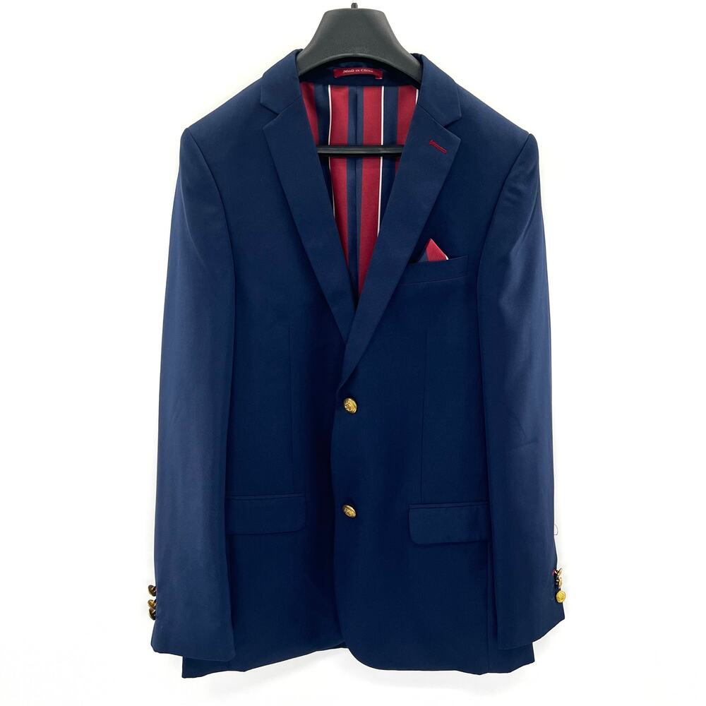 English Laundry kids boy’s formal sport jacket blazer golden buttons